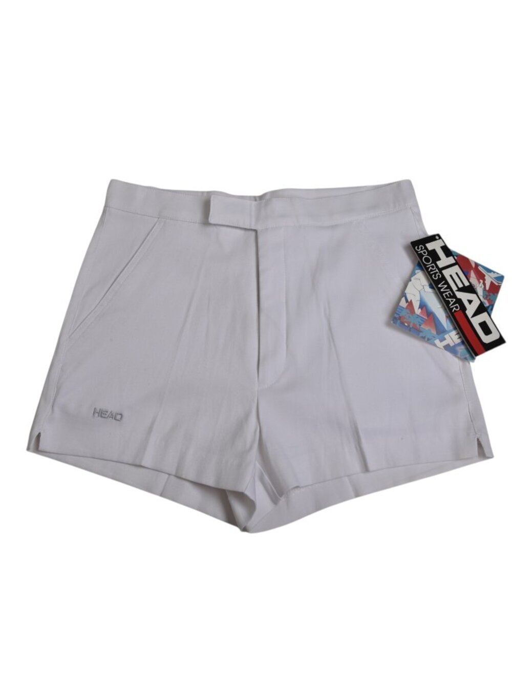 NWT Vintage Head 90's Athletic Golf Athletic Shorts White Size 28